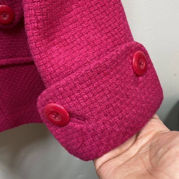 Anthropologie Elevenses Wool Blend Belted Coat Size 2 - Picture 4 of 7